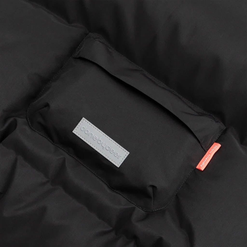 Winterfußsack in schwarz