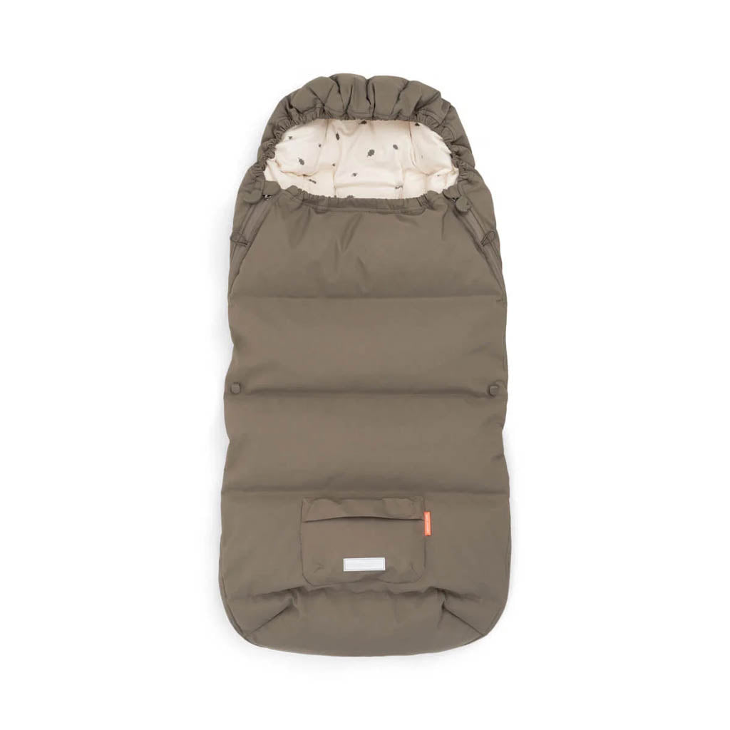 Winterfußsack für Kinderwagen in Taupe