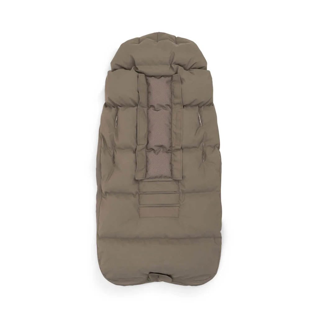Winterfußsack für Kinderwagen in Taupe