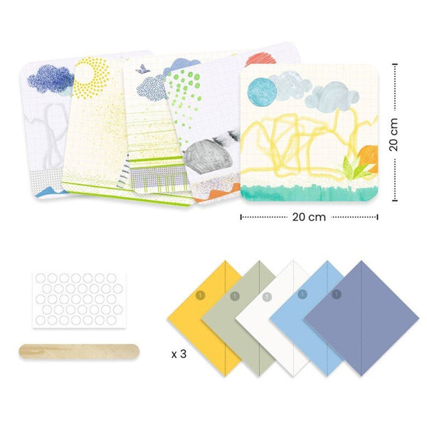 Erstes Papier Falten "1,2,3 Falten"