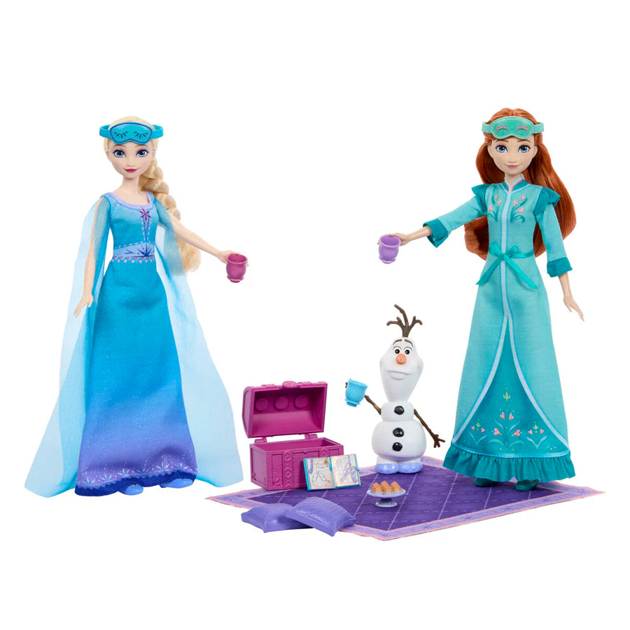 Frozen Anna- und Elsa-Puppen mit Olaf