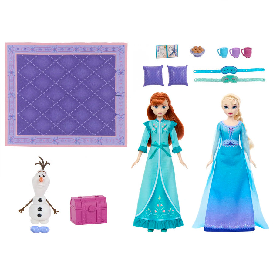 Frozen Anna- und Elsa-Puppen mit Olaf