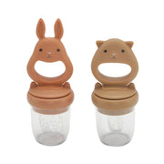 Frugt Feeding Sut i Almond/Terracotta fra Konges Sløjd