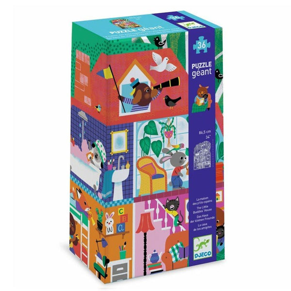 Gigant-Puzzle mit Haus (36 Teile)