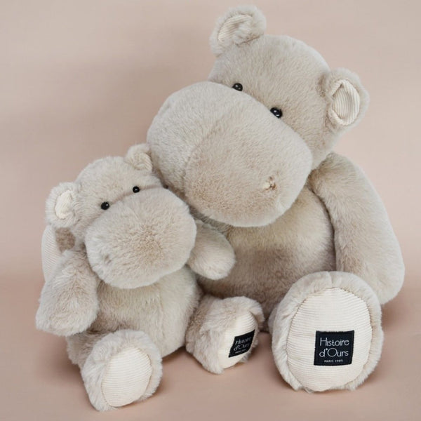 Hip'cool Flodhest i Sand (25 cm) fra Doudou et Compagnie