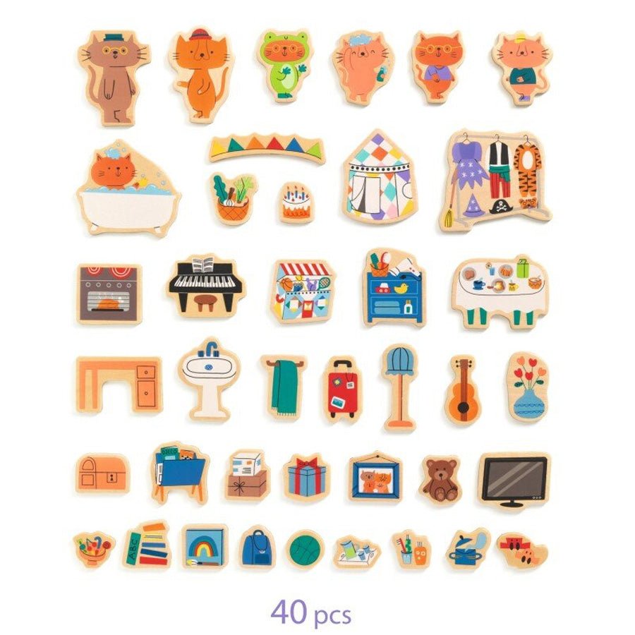 InZeHouse Magnetleg med Hjem