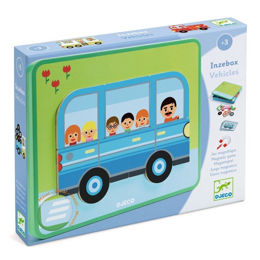 Inzebox Magnetleg med Køretøjer