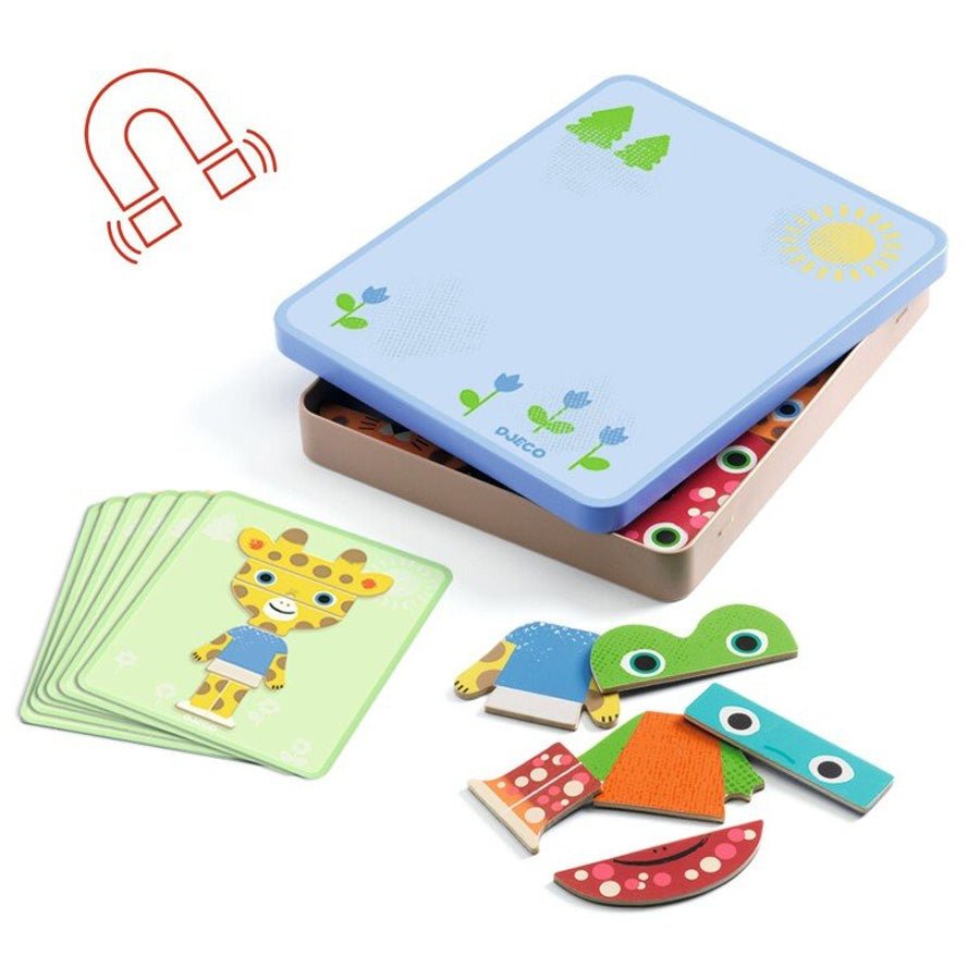 Inzebox Magnetleg med Mix af Dyr