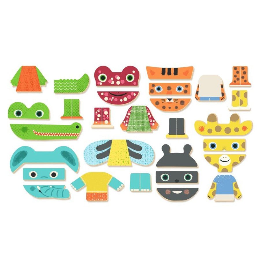 Inzebox Magnetleg med Mix af Dyr