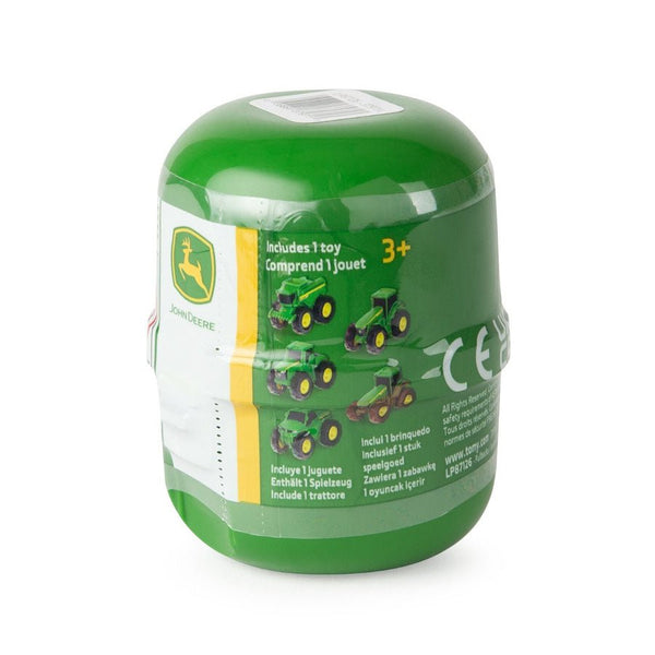 John Deere Überraschungskapsel mit Pullback-Fahrzeug