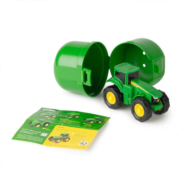 John Deere Überraschungskapsel mit Pullback-Fahrzeug
