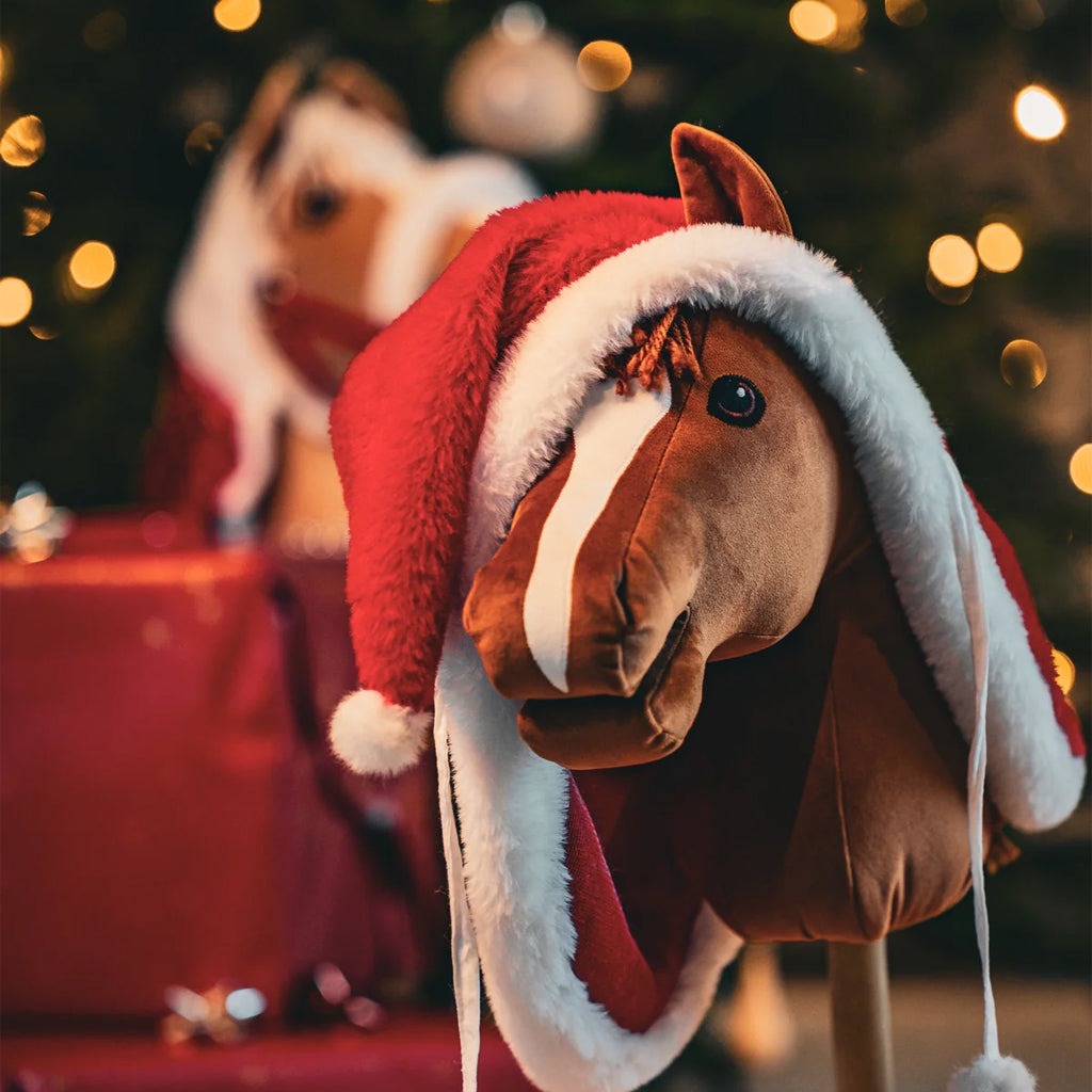 Weihnachtsdecke mit Mütze