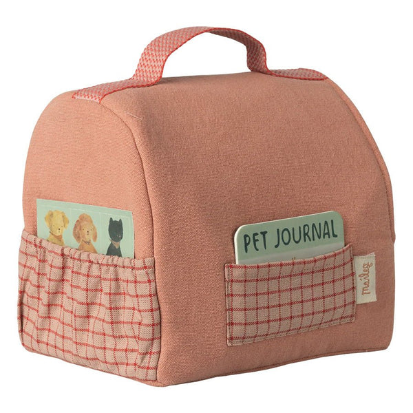 Maileg Haustiertasche Klein, Koralle