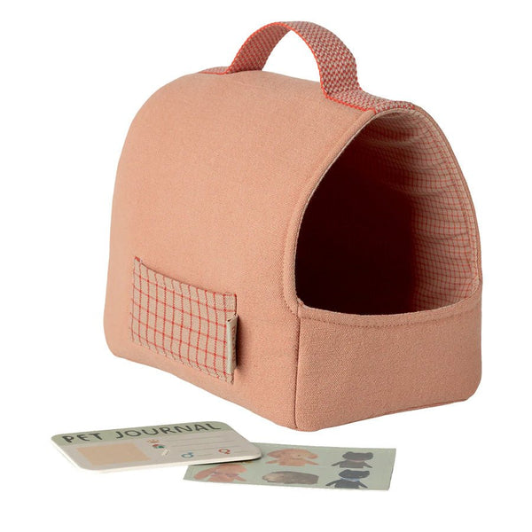 Maileg Haustiertasche Klein, Koralle