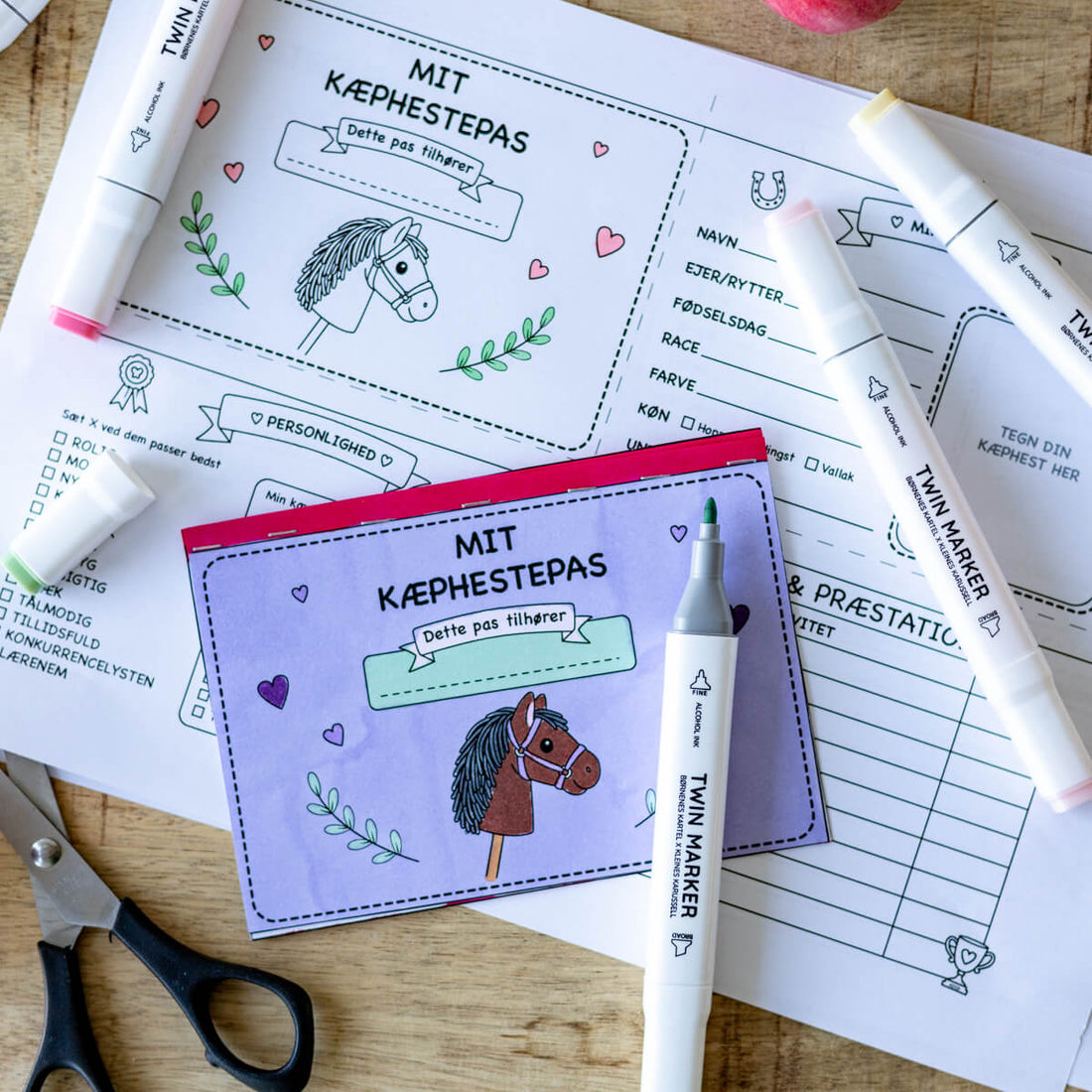 Mach einen Pass für dein Steckenpferd 🐴