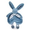 Schmusetuch Hase in Blau (29 cm)