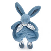 Schmusetuch Hase in Blau (29 cm)