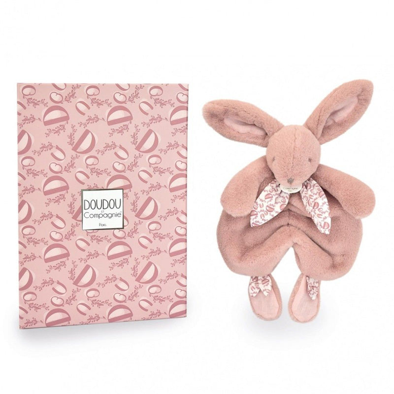 Schmusetuch Hase in Rosa (29 cm)
