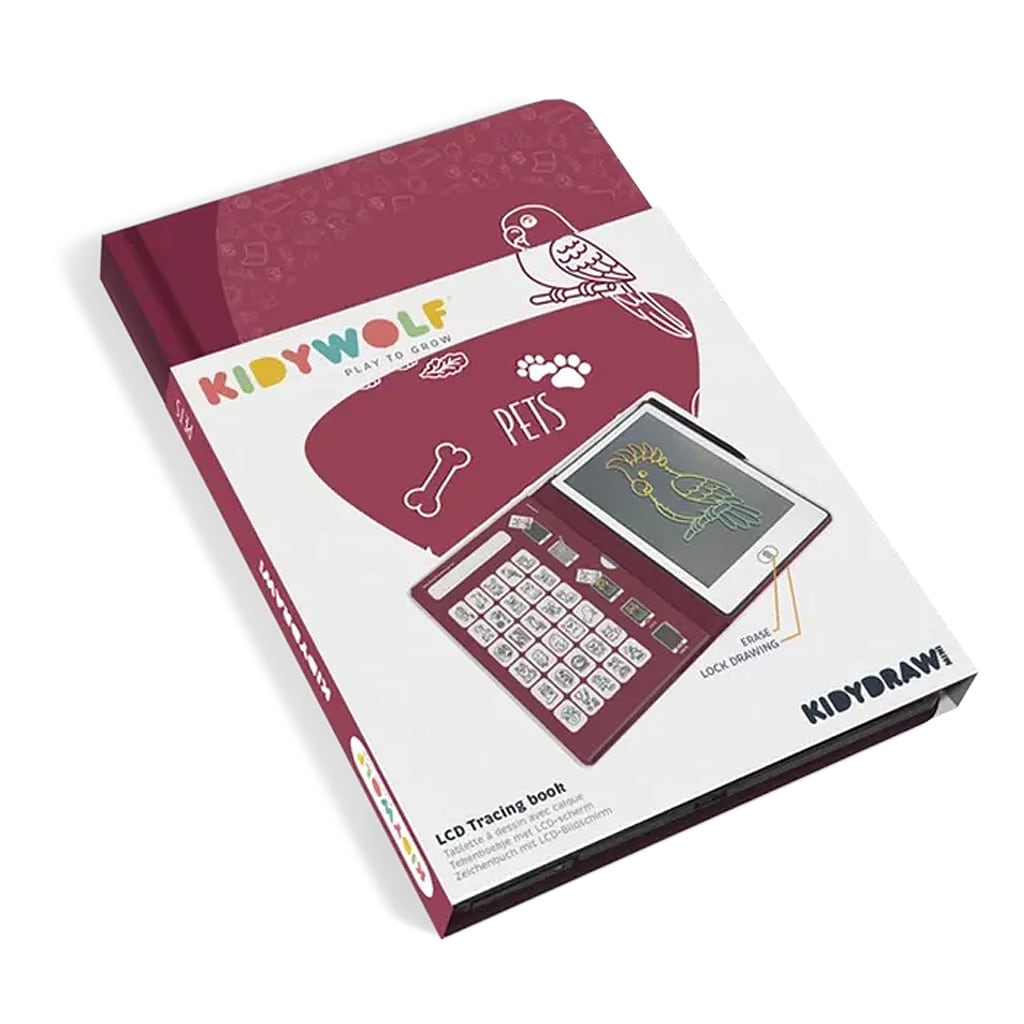 Kidydraw Mini Skitsebog Med LCD Skærm Kæledyr