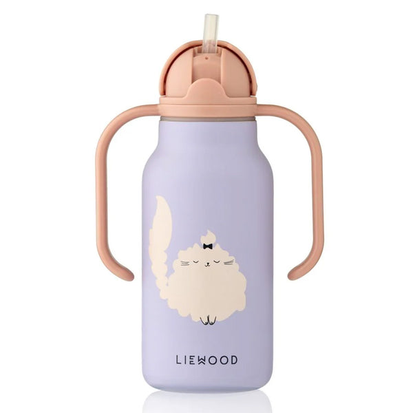 Kimmie Trinkflasche in Cat/Warm Lilac (250 ml)
