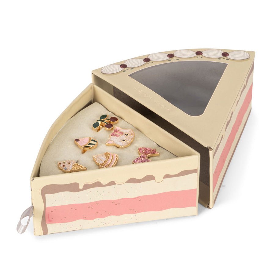 Gold Kitty Sweet Ring-Set (6 Stück)