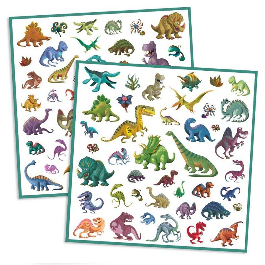 Klistermærker med Dinosaurer