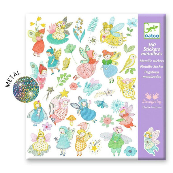 Feen-Sticker mit Metallic-Effekt