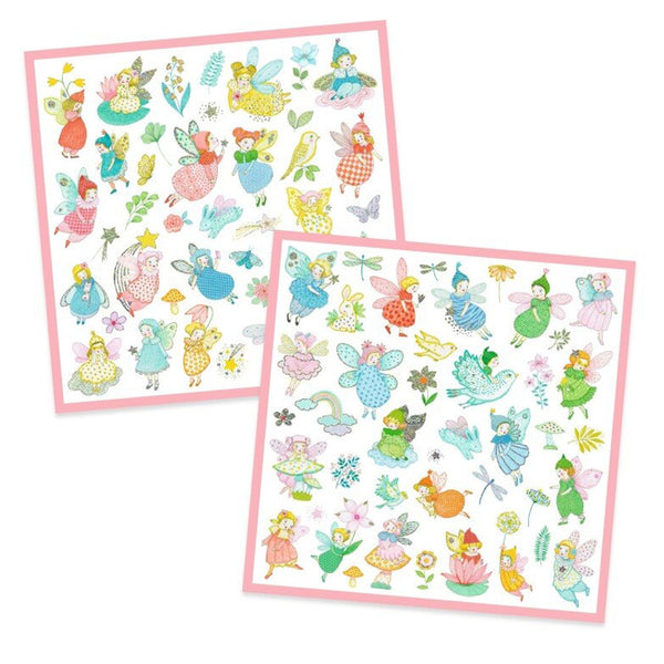 Feen-Sticker mit Metallic-Effekt