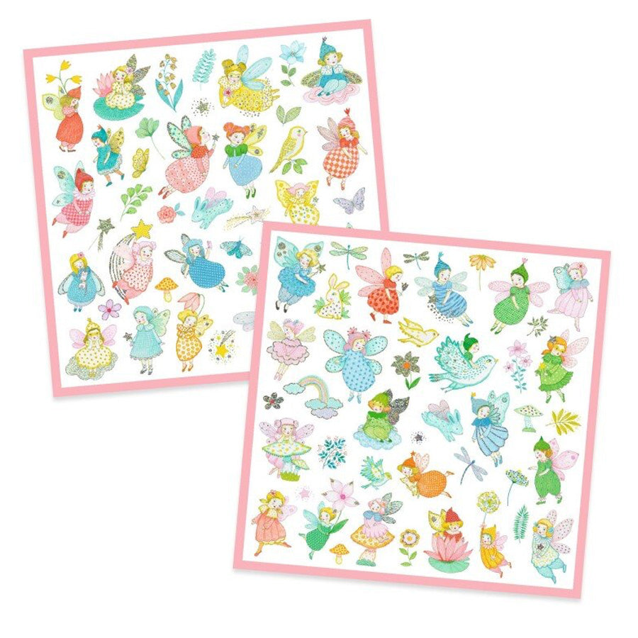 Feen-Sticker mit Metallic-Effekt