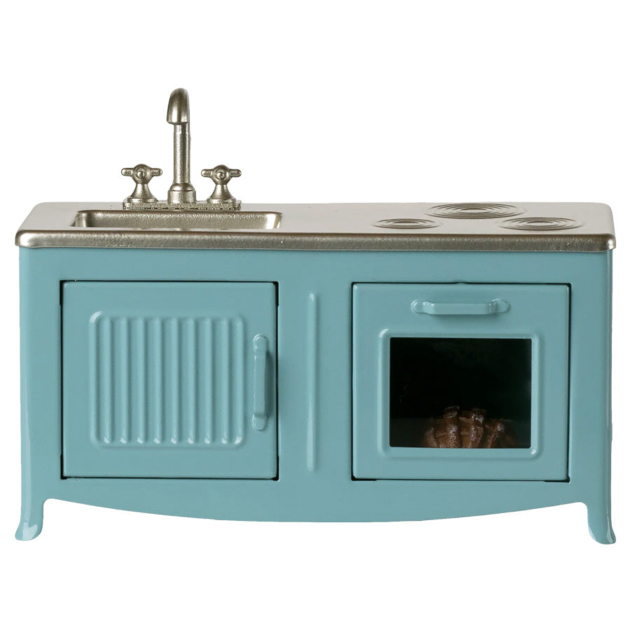 Køkken til Maileg Mus i Blå