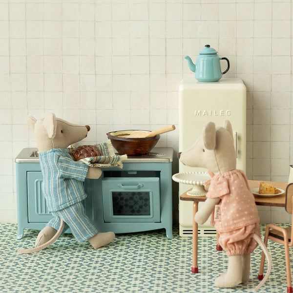 Køkken til Maileg Mus i Blå