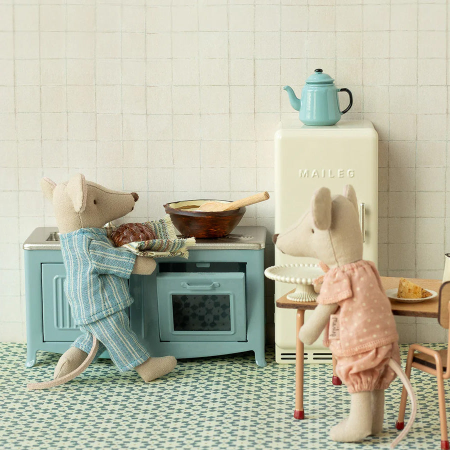 Køkken til Maileg Mus i Blå