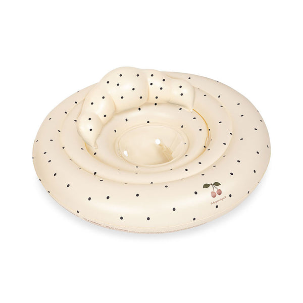 Baby Badering in Navy Dots