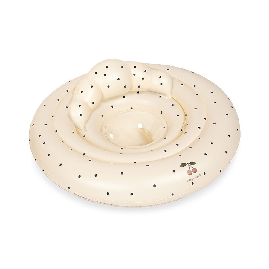 Baby Badering in Navy Dots