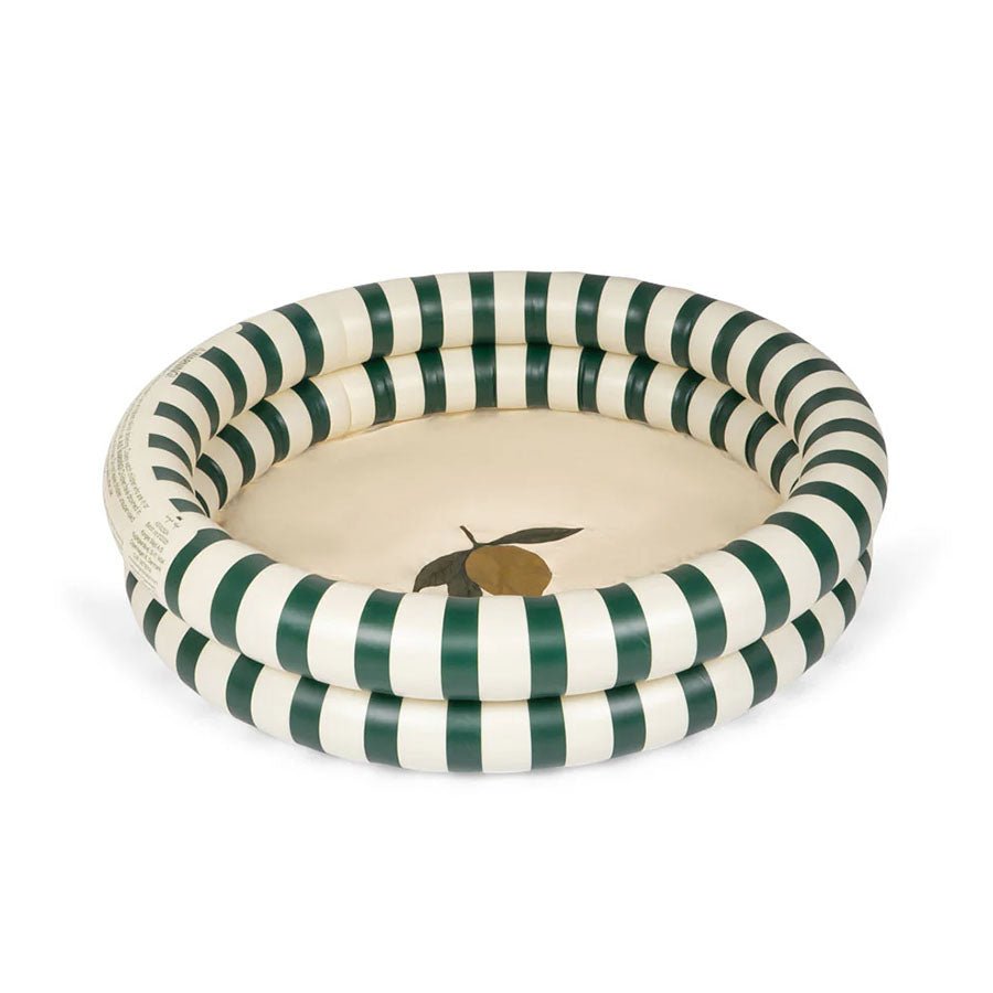 Basic 2 Ring Pool Lille i Green Stripe