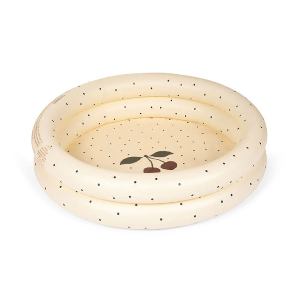 Planschbecken mit 2 Ringen, klein in Navy Dots