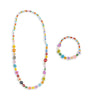Konges Sløjd Flower Field Halskette und Armband, Multi
