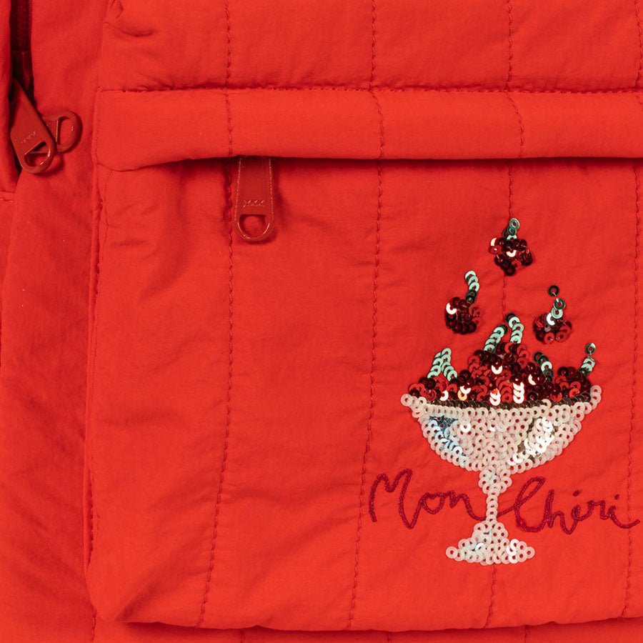 Konges Sløjd Juno Pailliet Rygsæk, Fiery Red