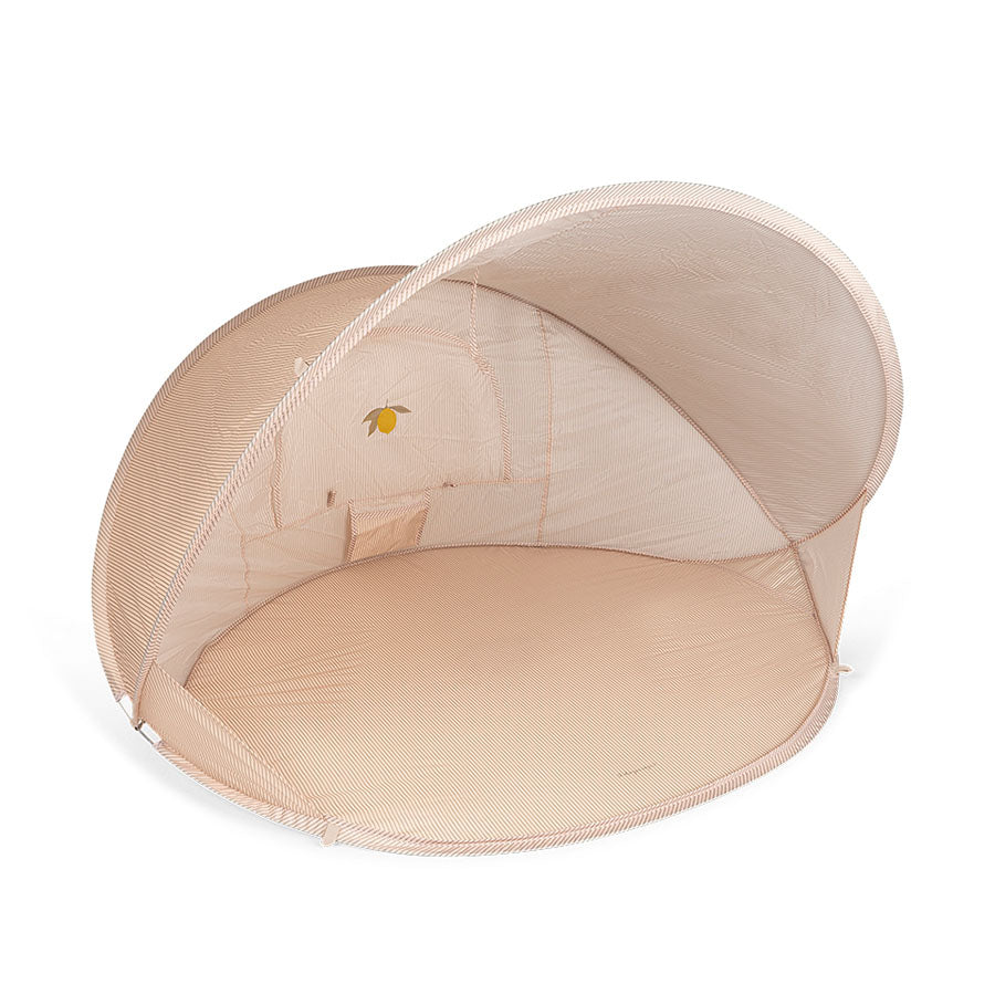 Mini Pop-Up Strandzelt UV50+ in Tea Stripe