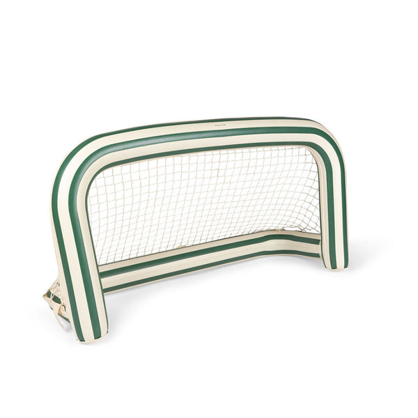Aufpustbares Tor mit Ball in Green Stripe