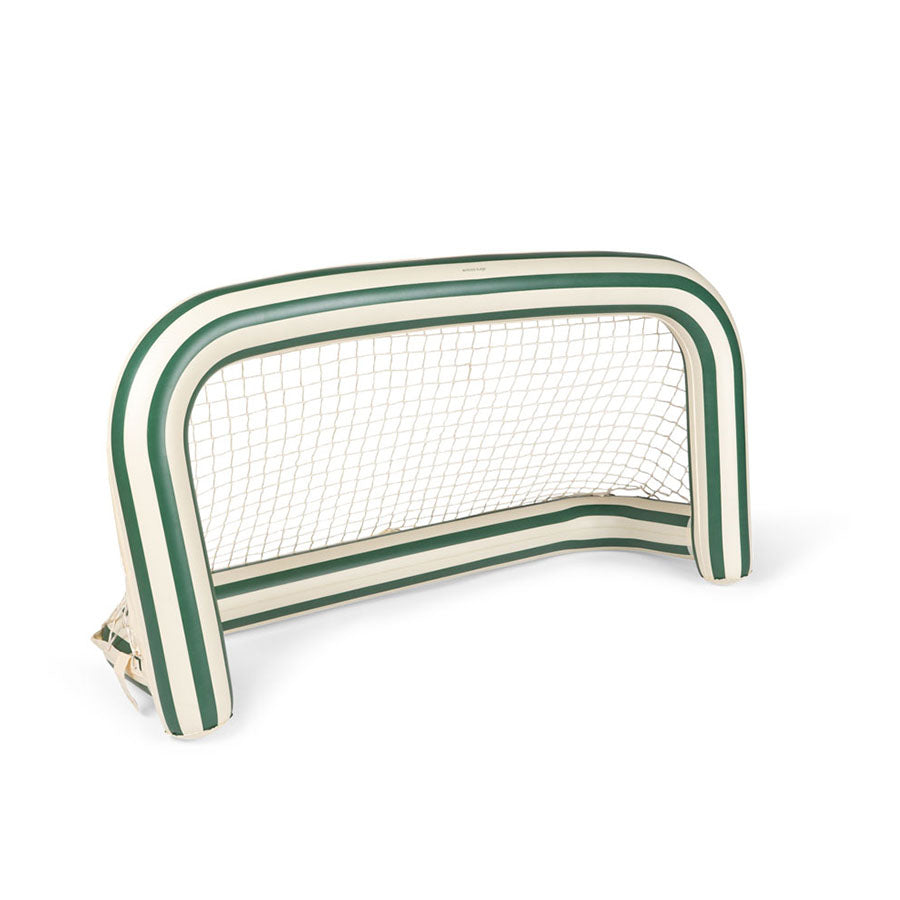 Aufpustbares Tor mit Ball in Green Stripe