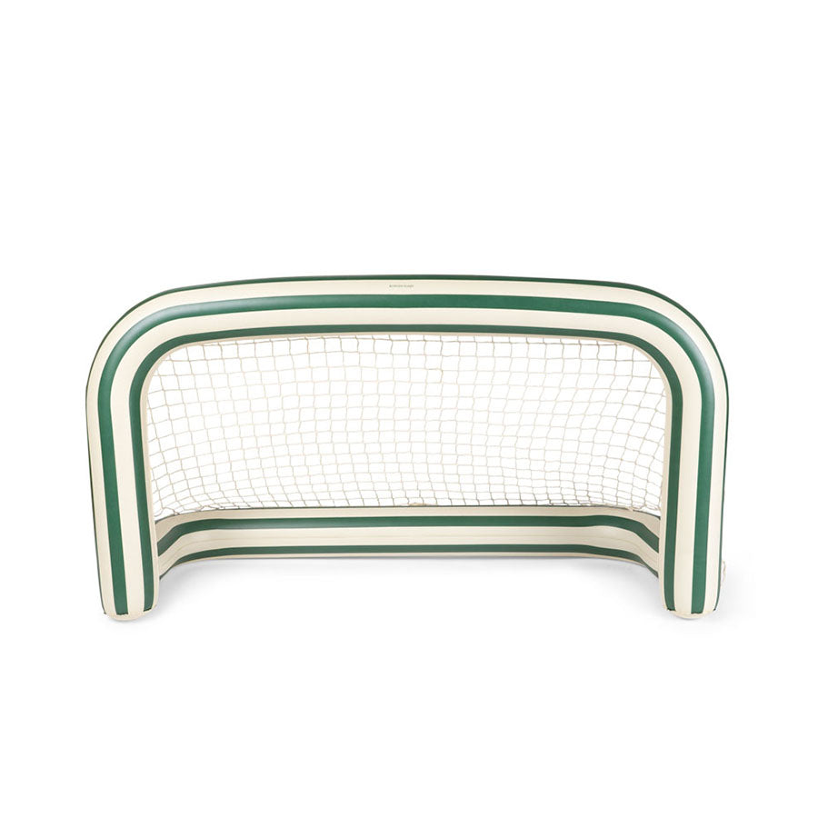 Aufpustbares Tor mit Ball in Green Stripe