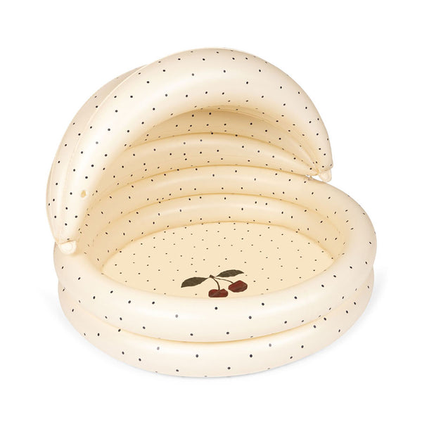 Planschbecken mit Dach in Navy Dots