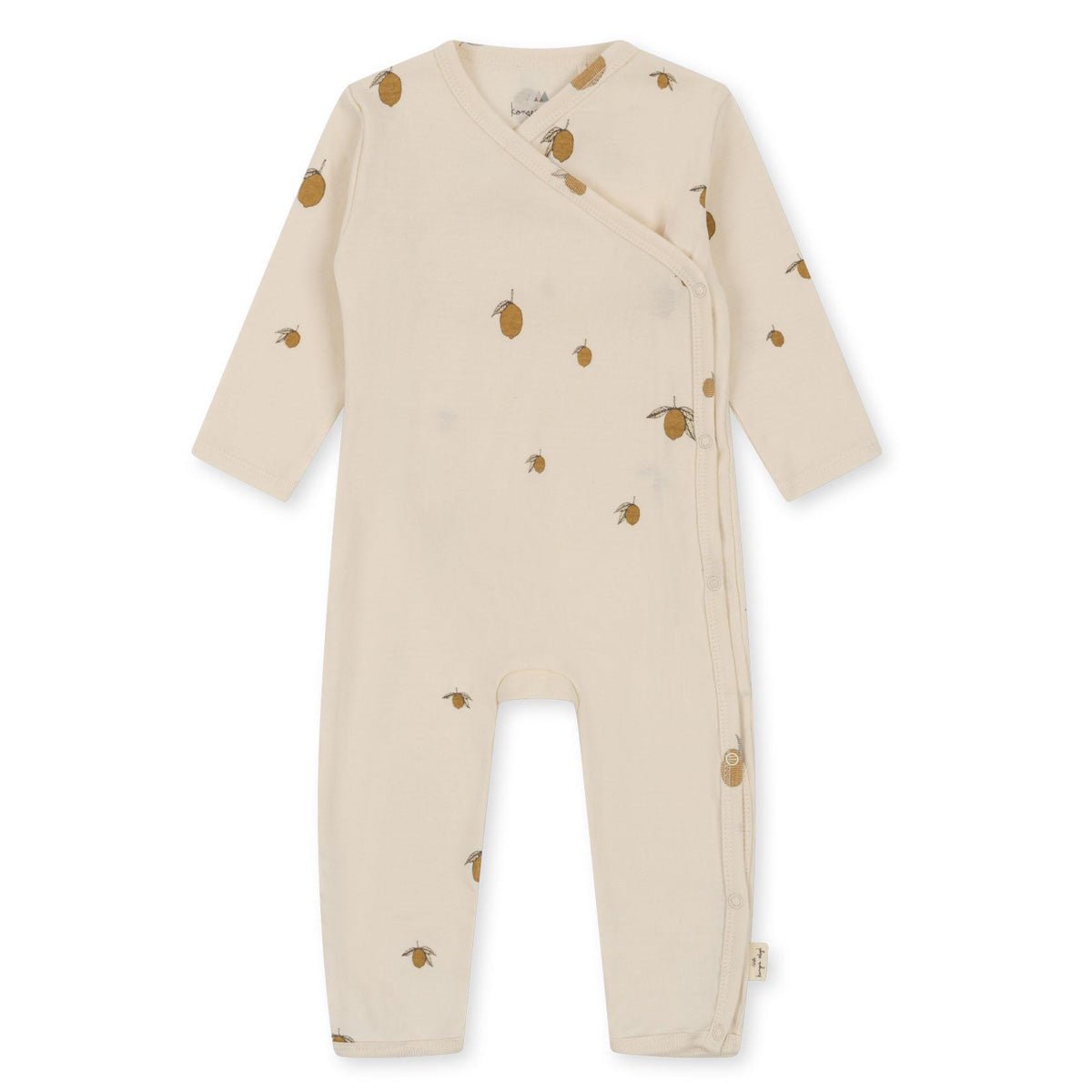 Konges Sløjd newborn onesie, lemon C 6M