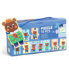 Lernpuzzle: Teddy zieht sich an