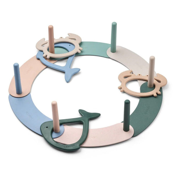 Liewood Noova Ringwurfspiel Sea Creature, Peppermint Multi Mix