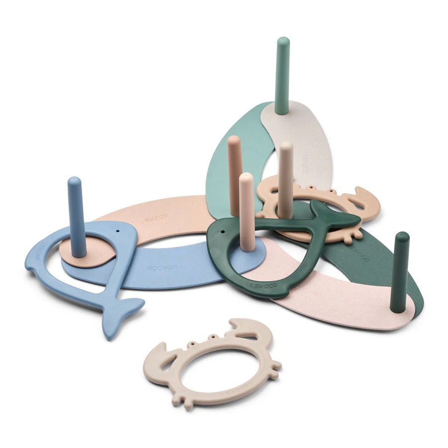 Liewood Noova Ringspil Sea Creature, Peppermint Multi Mix