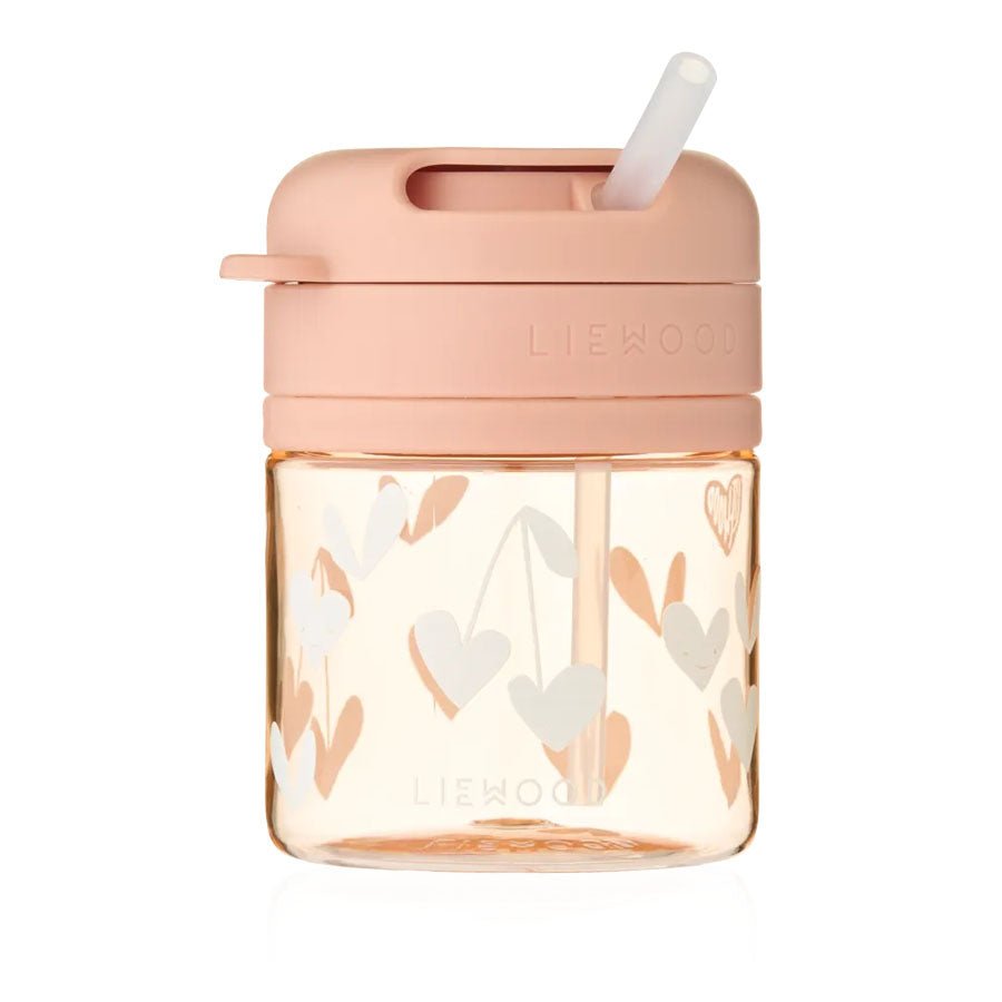 Liewood Pavia Tritan Kop Med Sugerør 280 ml, Sweethearts/Pale Tuscany