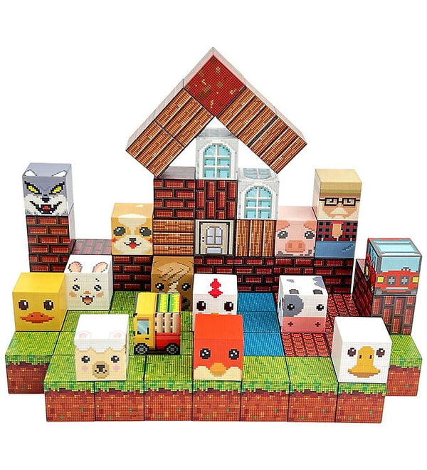 Magnetiske Byggeklodser Bondgården fra Toys by Tildas