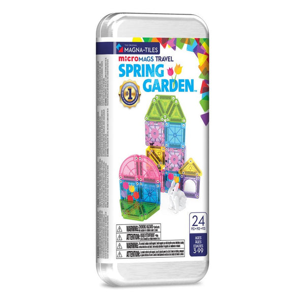 Magna Tiles Spring Garden microMAGS Reise-Set mit Magneten (26-teilig)